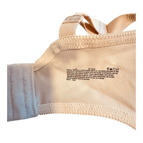 Bali Live It Up Underwire Bra - Seamless Comfort Shapewear 38DDD DF3353 - Picture 4 of 7